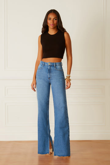 FABULOUS AGILITÀ - Calça Jeans Wide Leg - Inverno 22
